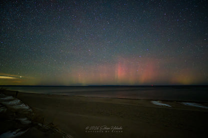 First Aurora of 2026 from Glen Haven - Print