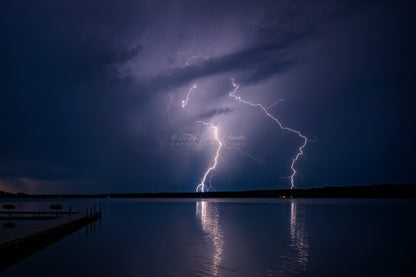 Nedow's Bay Lightning Strikes - Print