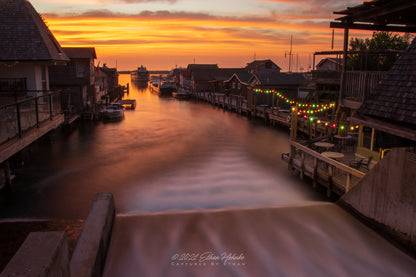Fishtown Leland Sunset (Long Exposure) - Print