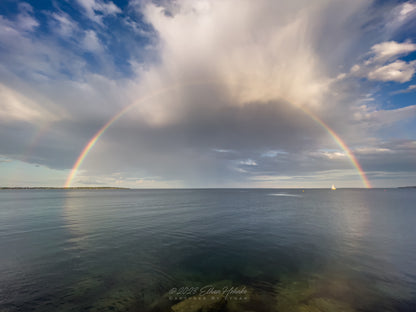 Rainbow over Grand Traverse Bay I - Print