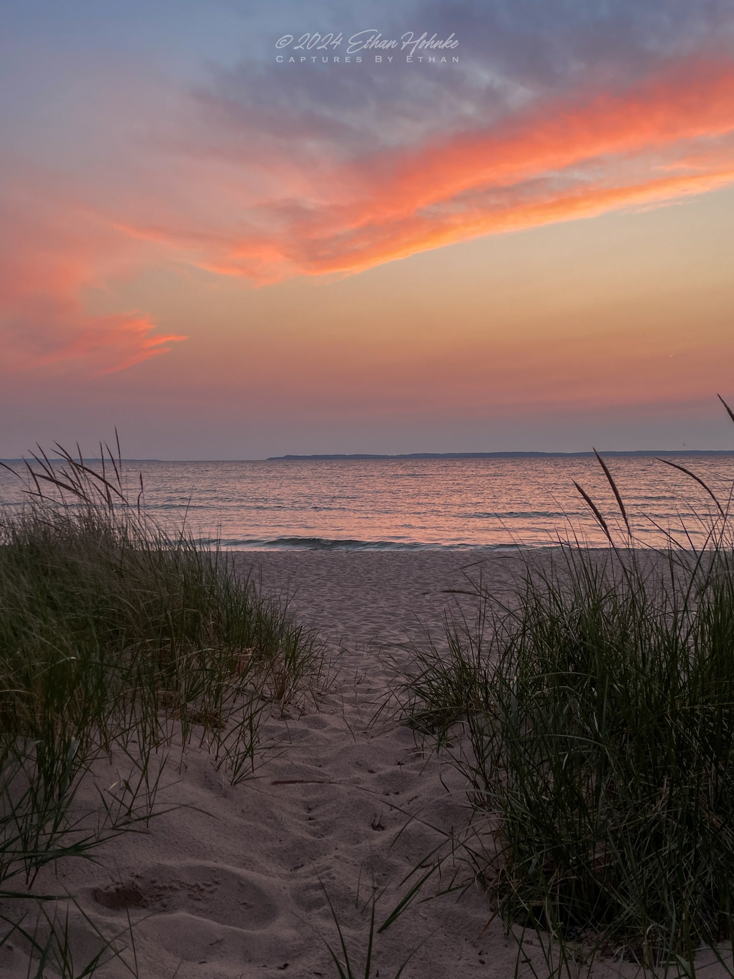 Van's Beach Sunset (Portrait Orientation) - Print