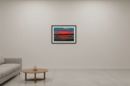 Small Landscape Print Room Mockup